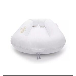 DockATot Deluxe+ Plus White Infant Lounger Pillow Cushion Baby Dock 0-8mo